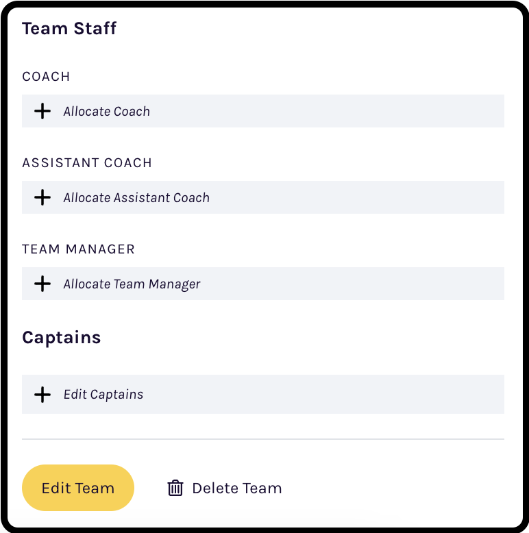 Allocate coach options
